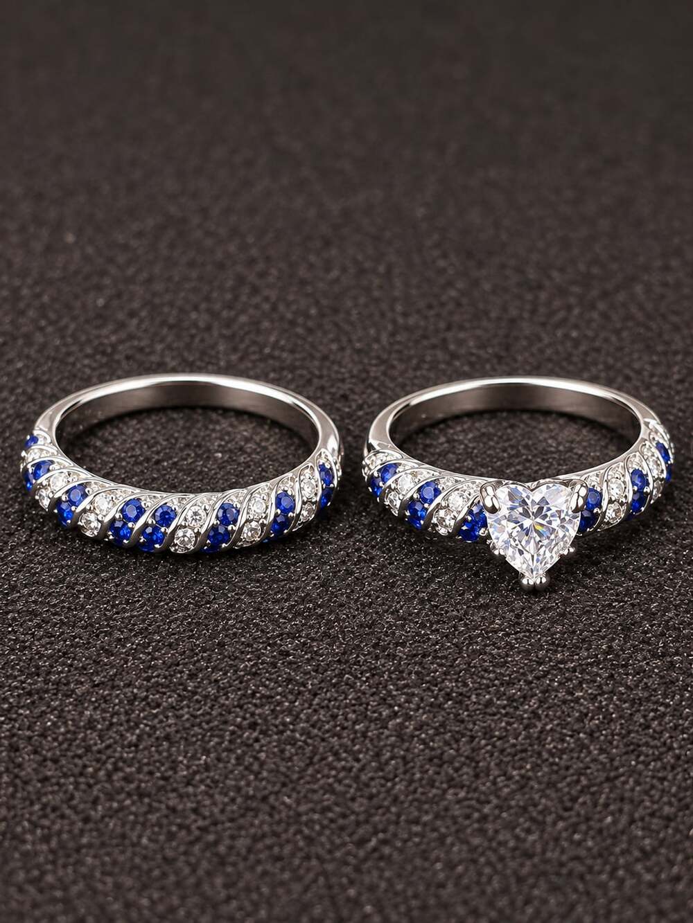 Heart Ring Set